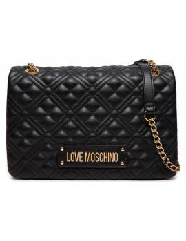 LOVE MOSCHINO TRACOLLA NERA TRAPUNTATA