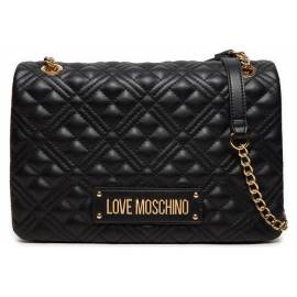 LOVE MOSCHINO TRACOLLA NERA TRAPUNTATA