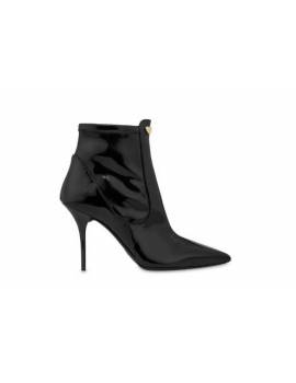 LOVE MOSCHINO STIVALETTO VERNICE NERO