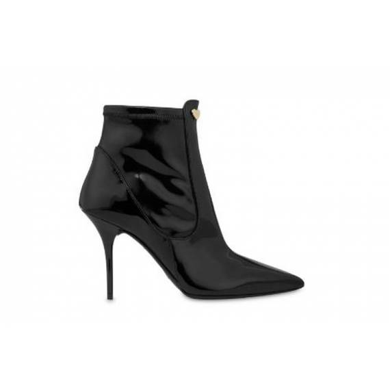 LOVE MOSCHINO STIVALETTO VERNICE NERO