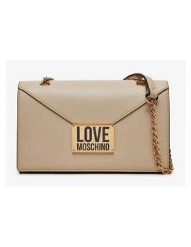 LOVE MOSCHINO TRACOLLA AVORIO CON SCRITT