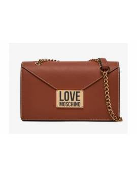 LOVE MOSCHINO TRACOLLA CUOIO CON SCRITTA