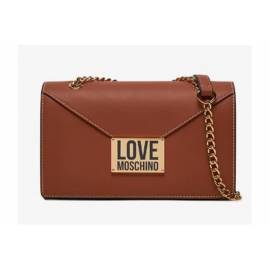 LOVE MOSCHINO TRACOLLA CUOIO CON SCRITTA