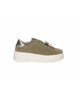 GIO PIU' SNEAKERS CAMOSCIO VERDE