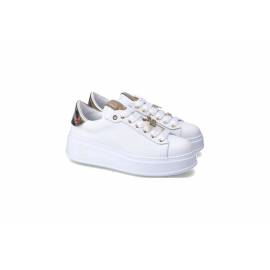 GIO PIU' SNEAKERS WHITE CON LIBELLULE