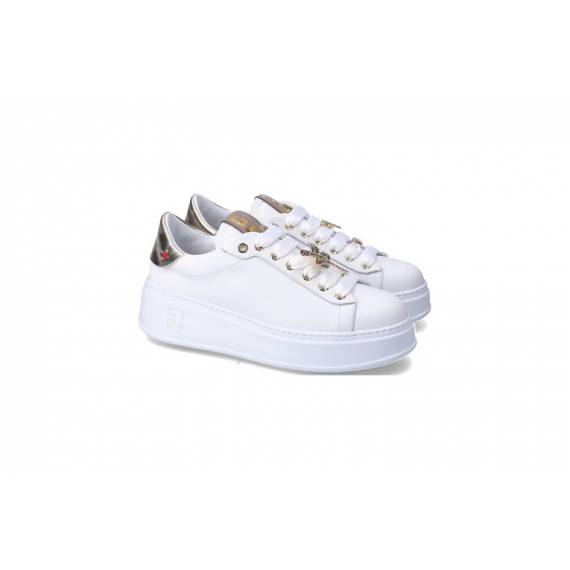 GIO PIU' SNEAKERS WHITE CON LIBELLULE