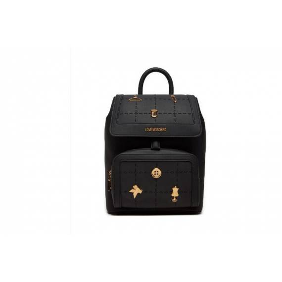 LOVE MOSCHINO ZAINO CON CHARM ORO