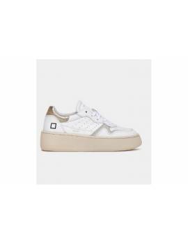 D.A.T.E. SNEAKERS ALTA STEP WHITE PLATIN