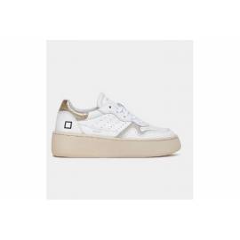 D.A.T.E. SNEAKERS ALTA STEP WHITE PLATIN