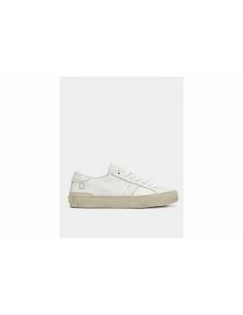 D.A.T.E. SNEAKERS HILL LOW USED WHITE