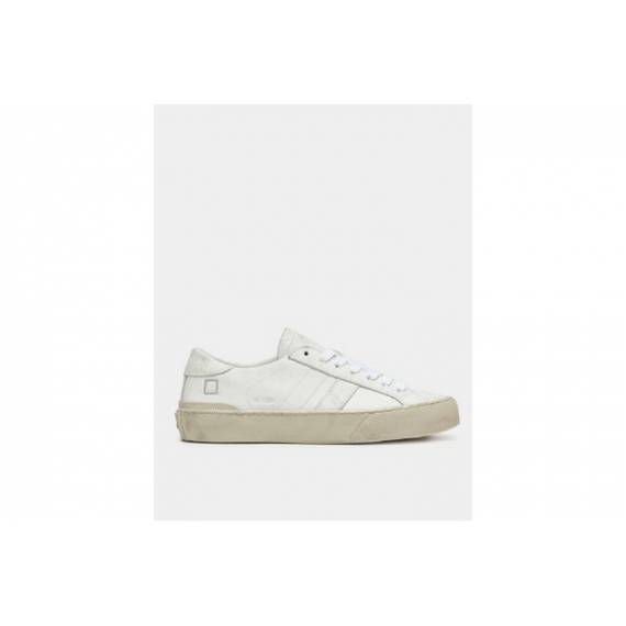 D.A.T.E. SNEAKERS HILL LOW USED WHITE