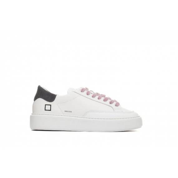 D.A.T.E. SNEAKERS STRIPE WHITE GRAY