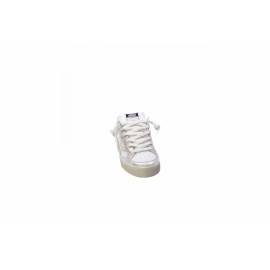 4B12 SNEAKERS DONNA ORO GLITTER ARGENTO