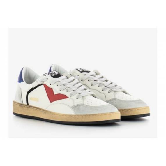 4B12 SNEAKERS UOMO BLU/ROSSO