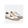 4B12 SNEAKERS UOMO BIANCO VERDE BLU