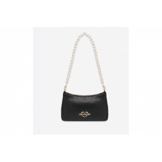 LOVE MOSCHINO BORSA A SPALLA CON PERLE N