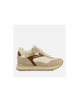 GIOSEPPO SNEAKERS BEIGE E MARRONE ZEPPA