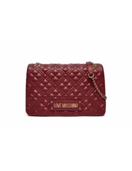 LOVE MOSCHINO BORSA TRAPUNTATA VINO