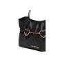 LOVE MOSCHINO BORSA NERA CON CUORI ORO