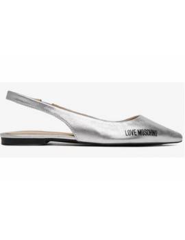 LOVE MOSCHINO BALLERINA SCALZATA ARGENTO