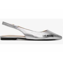 LOVE MOSCHINO BALLERINA SCALZATA ARGENTO