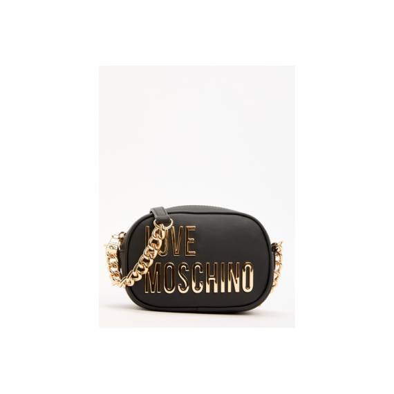 LOVE MOSCHINO TRACOLLINA NERA CON LOGO O