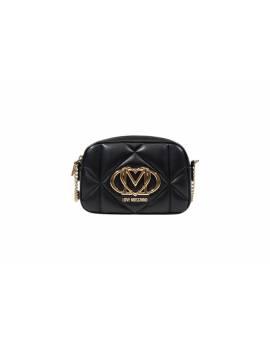 LOVE MOSCHINO TRACOLLINA NERO TRAPUNTATA