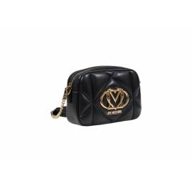 LOVE MOSCHINO TRACOLLINA NERO TRAPUNTATA