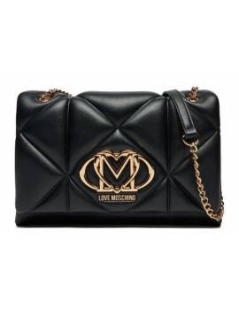 LOVE MOSCHINO BORSA TRAPUNTATA NERO