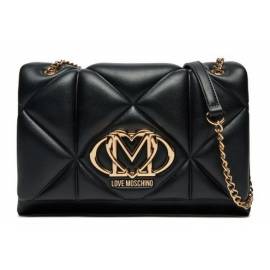 LOVE MOSCHINO BORSA TRAPUNTATA NERO