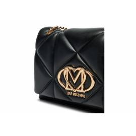 LOVE MOSCHINO BORSA TRAPUNTATA NERO