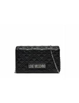 LOVE MOSCHINO TRACOLLA TRAP.NERO ARGENTO