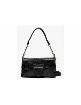 LOVE MOSCHINO TRACOLLA STAMPA COCCO NERO