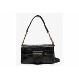 LOVE MOSCHINO TRACOLLA STAMPA COCCO NERO