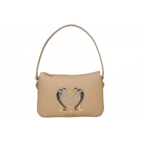 LOVE MOSCHINO TRACOLLA CREMA CON LOGO