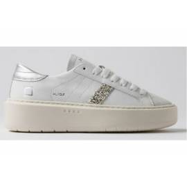 D.A.T.E. HILL LOW PLATFORM WHITE-SILVER