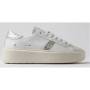 D.A.T.E. HILL LOW PLATFORM WHITE-SILVER