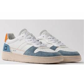 D.A.T.E. COURT VINTAGE NYLON WHITE-SKY