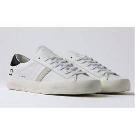 D.A.T.E. HILL LOW CALF WHITE-BLACK