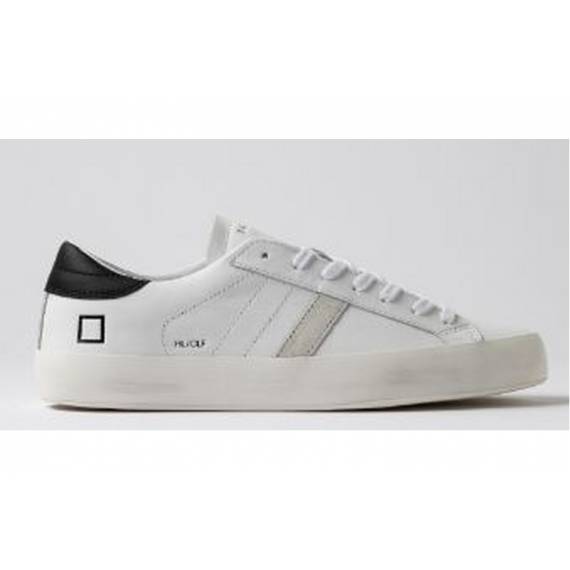 D.A.T.E. HILL LOW CALF WHITE-BLACK