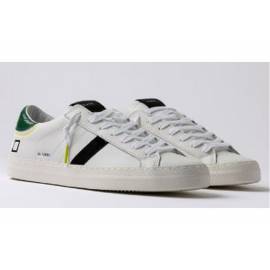 D.A.T.E. HILL LOW VINTAGE CALF WHITE-GRE