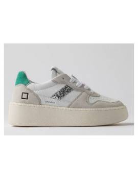 D.A.T.E. COURT PLATFORM WHITE-GREEN