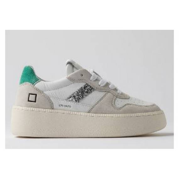 D.A.T.E. COURT PLATFORM WHITE-GREEN