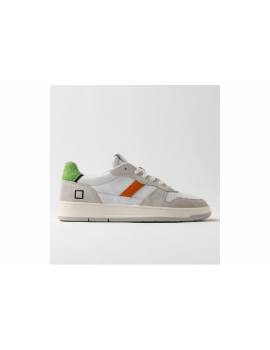 D.A.T.E. COURT VINTAGE CALF WHITE-GREEN