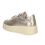 GIO+ SNEAKERS PLATINO CON FIORE MULTICOL