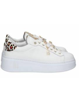 GIO+ SNEAKERS BIANCA E ANIMALIER