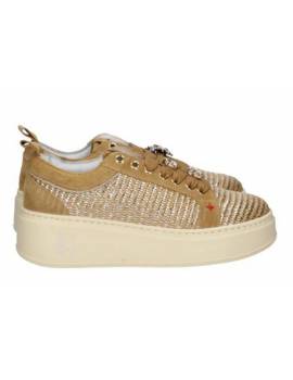 GIO+ SNEAKERS RAFFIA TABACCO