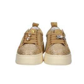 GIO+ SNEAKERS RAFFIA TABACCO