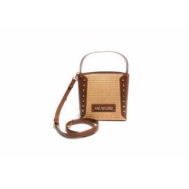 LOVE MOSCHINO SECCHIELLO RAFFIA E CAMMEL