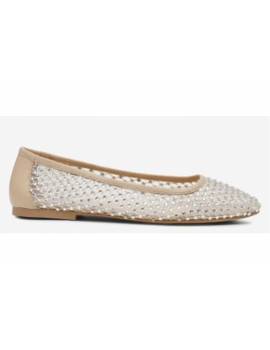 STEVE MADDEN BALLERINA CREMA CON STRASS